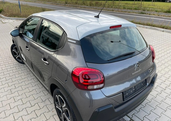 Citroen C3 cena 58900 przebieg: 10000, rok produkcji 2022 z Leszno małe 407